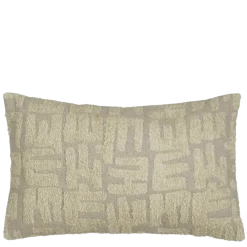Geen Graphic kussen beige - l55xb35xh10cm