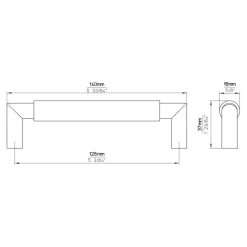 Siro Greep Jara rvs look 16mm
