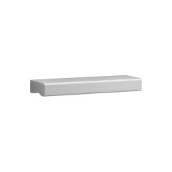 Geen Greep Vierkant aluminium 84mm