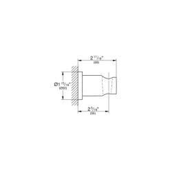 Grohe Colours Handdouchehouder Essence New Koper