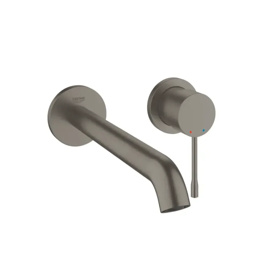 Grohe Colours wastafel inbouwkraan Essence New L 2-gats grafiet