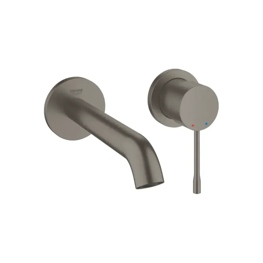 Grohe Colours wastafel inbouwkraan Essence New M 2-gats grafiet