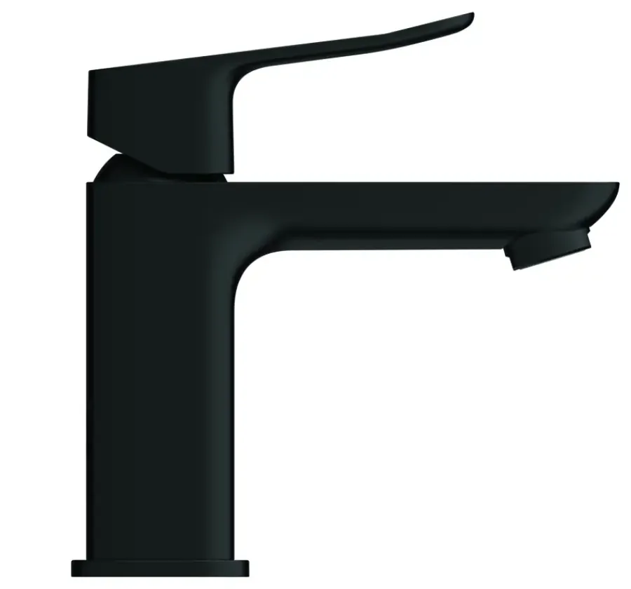 Grohe Dice wastafelmengkraan S-Size Push open Mat Zwart