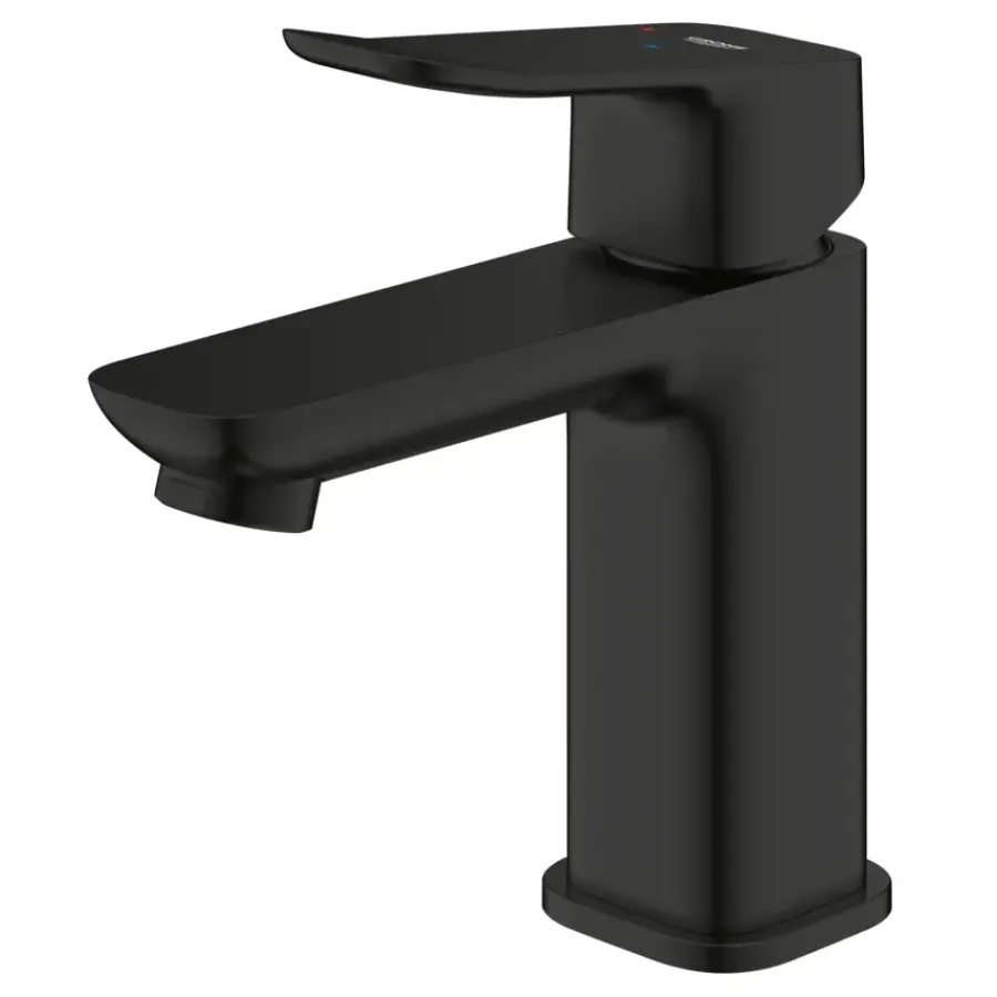 Grohe Dice wastafelmengkraan S-Size Push open Mat Zwart