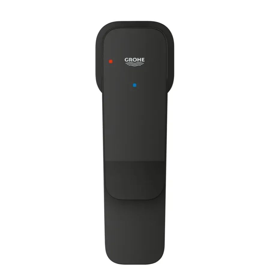 Grohe Dice wastafelmengkraan S-Size Push open Mat Zwart