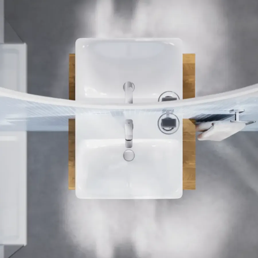 Grohe Dice wastafelmengkraan S-Size Push open Chroom