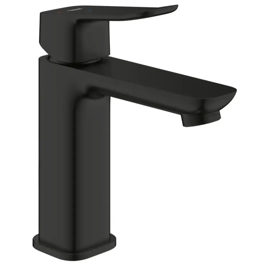 Grohe Dice wastafelmengkraan M-Size Push open Mat Zwart