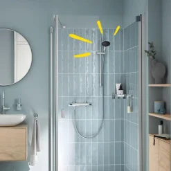 Grohe douchekop Quickfix Vitalio Start 110 handdouche waterbesparend 3 standen ø 11 cm chroom