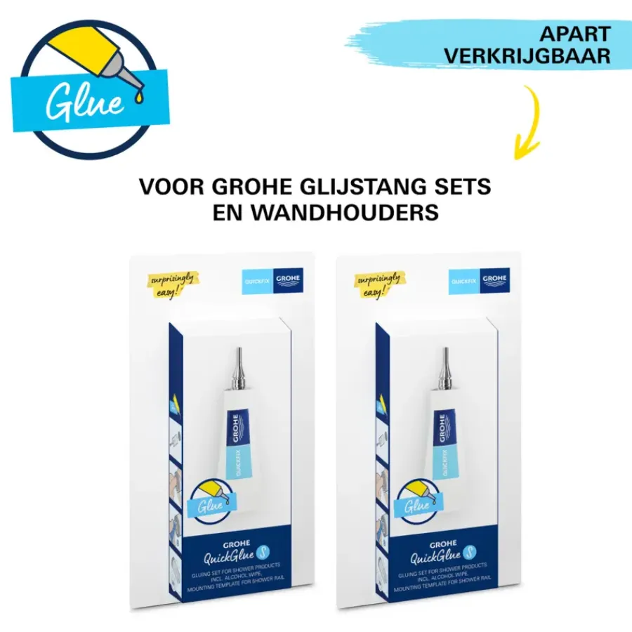 Grohe doucheset Quickfix Vitalio Start 2 standen chroom