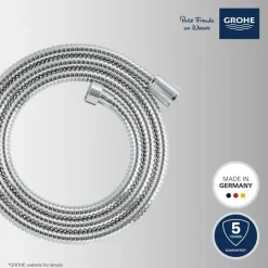 Grohe doucheslang VitalioFlex Metal metaal 175 cm chroom