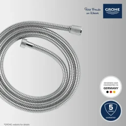 Grohe doucheslang VitalioFlex Metal metaal 200 cm chroom