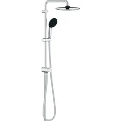 Grohe Douchesysteem Vitalio Start 250 met omstelling Rond, Max. 8,0L/M Bij 3 Bar Chroom - hartafstand kraan 15 cm