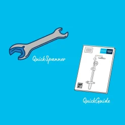 Grohe Douchesysteem Vitalio Comfort 250 Douchesysteem vierkant met omstelling, Max. 8,0L/M Bij 3 Bar Chroom - hartafstand kraan 15 cm
