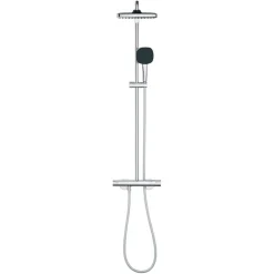 Grohe Douchesysteem Vitalio Comfort 250 met thermostaatkraan, Max. 8,0L/M Bij 3 Bar - Chroom - hartafstand kraan 15 cm