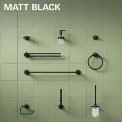 Grohe Handdoekhaak QuickFix Start Mat Zwart