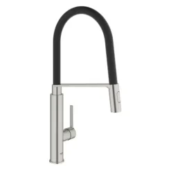 Grohe Keukenkraan Feel met Spoelkraan Supersteel