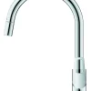 Grohe keukenkraan Start Loop hoge C-uitloop uitrekbaar chroom