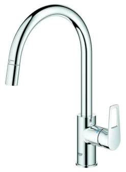 Grohe keukenkraan Start Loop hoge C-uitloop uitrekbaar chroom