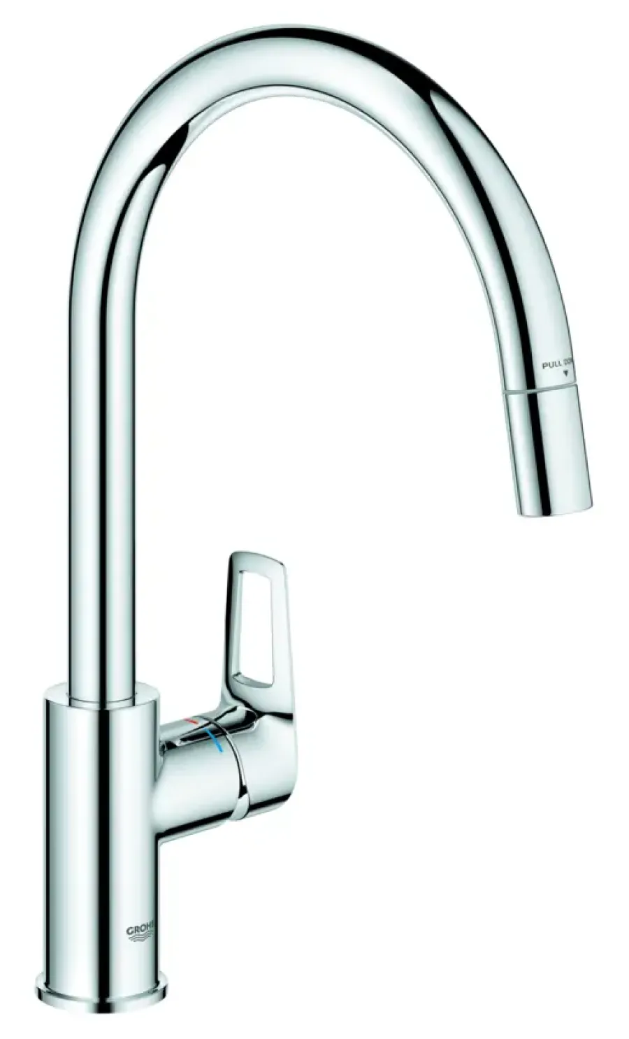 Grohe keukenkraan Start Loop hoge C-uitloop uitrekbaar chroom