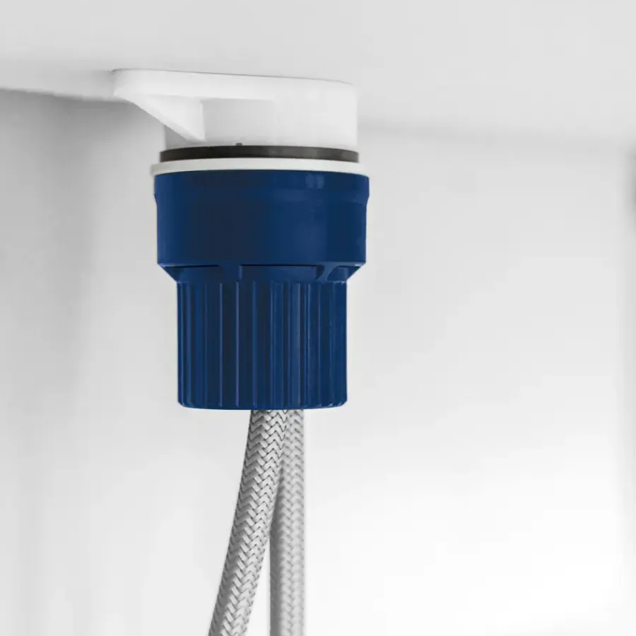 Grohe Keukenmengkraan Start Edge Hoge Uitloop Uittrekbare Mousseur Chroom