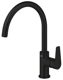 Grohe keukenmengkraan Start Edge hoge uitloop mat zwart