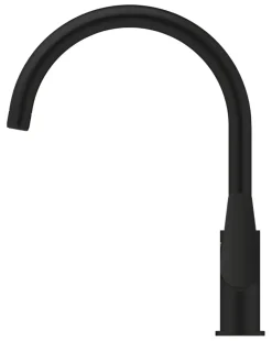Grohe keukenmengkraan Start Edge hoge uitloop mat zwart