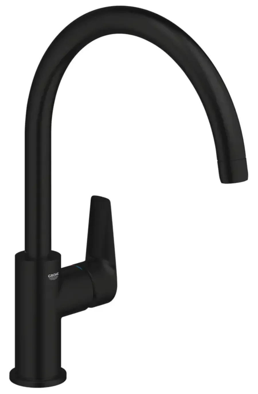 Grohe keukenmengkraan Start Edge hoge uitloop mat zwart