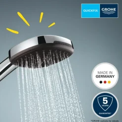 Grohe keukenmengkraan Start hoge uitloop mat zwart