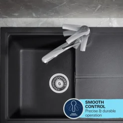 Grohe Quickfix keukenkraan Start lage uitloop chroom