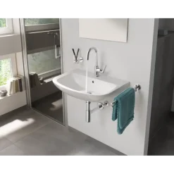 Grohe Start Flow L-size éénhendel wastafelkraan met waste Chroom