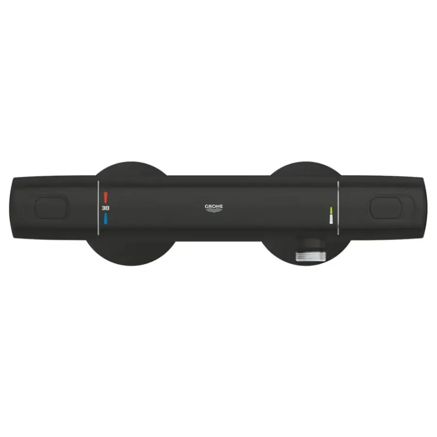 Grohe Thermostatische Douchekraan Precision Trend New 12 cm Mat Zwart