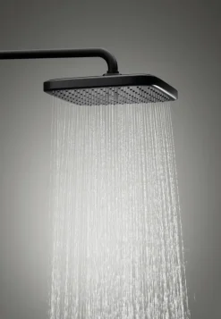 Grohe Vitalio Comfort 2025 regendouchesysteem met omstelkraan mat zwart