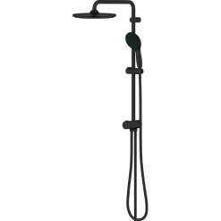 Grohe Vitalio Start 250 Flex douchesysteem met omstelling Rond, Max. 8,0L/Min Bij 3 Bar Mat Zwart