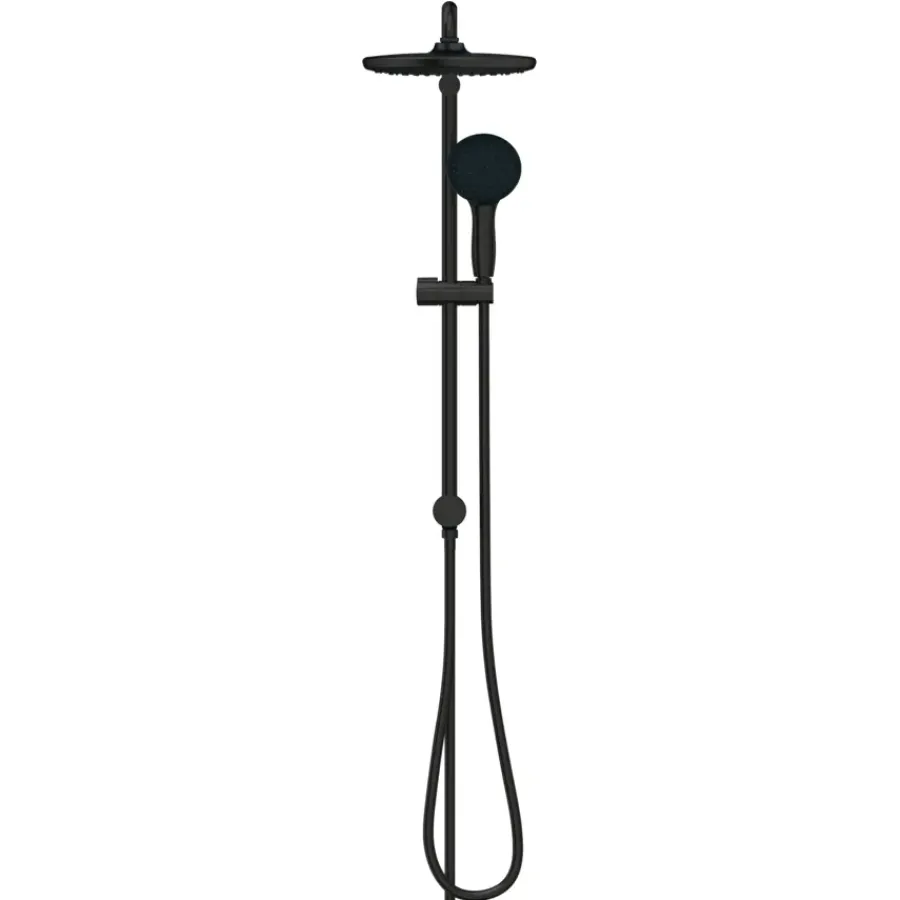 Grohe Vitalio Start 250 Flex douchesysteem met omstelling Rond, Max. 8,0L/Min Bij 3 Bar Mat Zwart