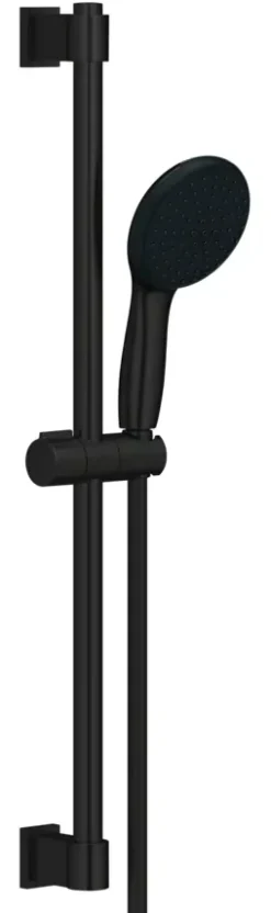 Grohe Vitalio Start 110 glijstangset douche mat zwart 60 cm