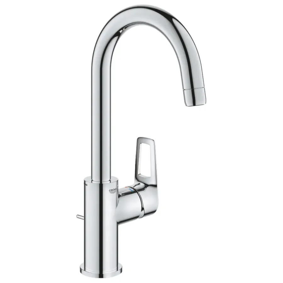 Grohe wastafelkraan Quickfix Start Loop L-Size hoge uitloop met waste