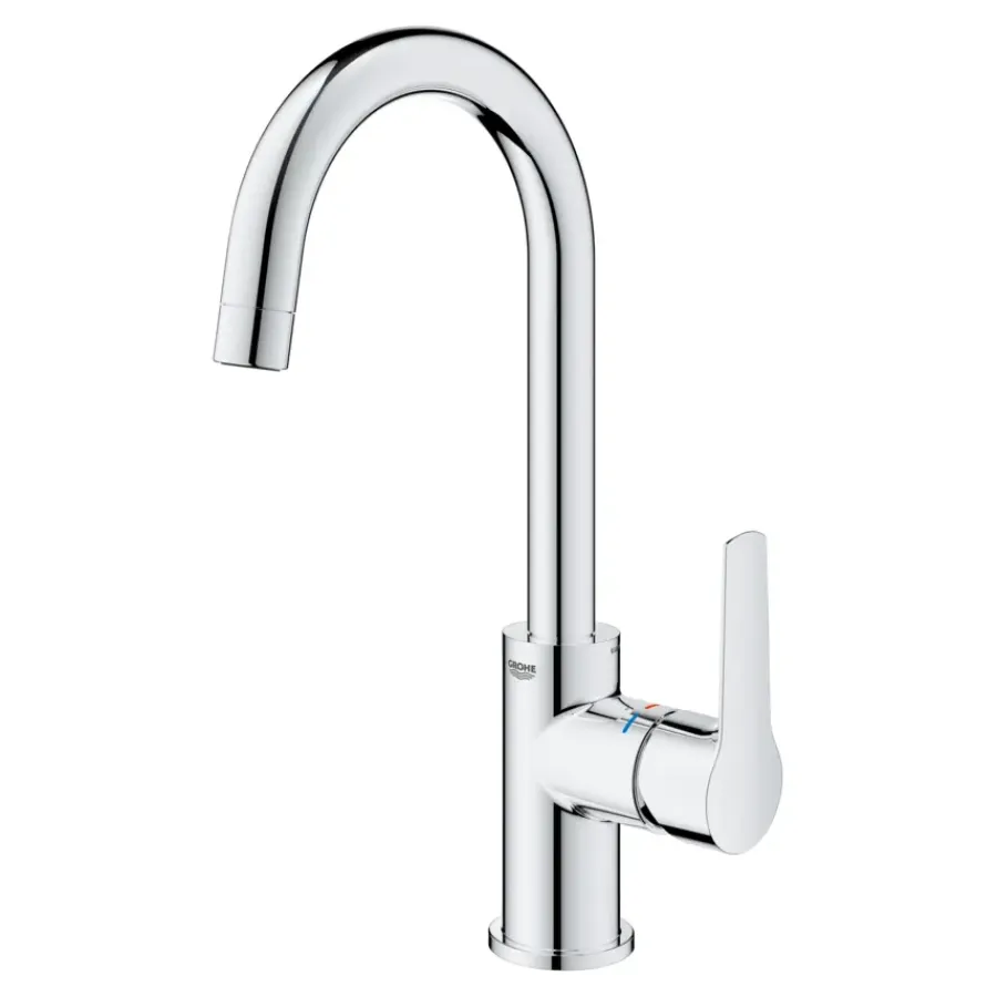 Grohe Wastafelmengkraan Start Loop L-size Push Open Chroom