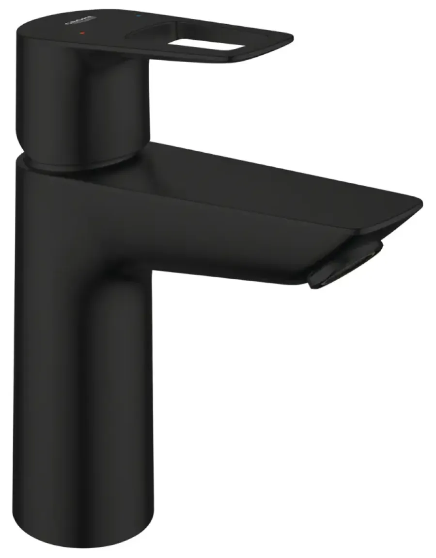 Grohe wastafelmengkraan Start Loop M-Size push open mat zwart