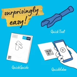 Grohe Wastafelmengkraan Start L-Size met waste Mat Zwart