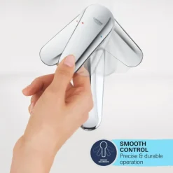 Grohe Wastafelmengkraan Start L-Size met waste Mat Zwart