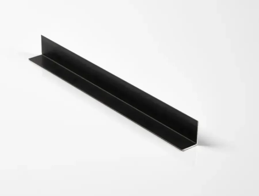 Grosfillex GX Wall aluminium afwerkprofiel zwart 260 cm