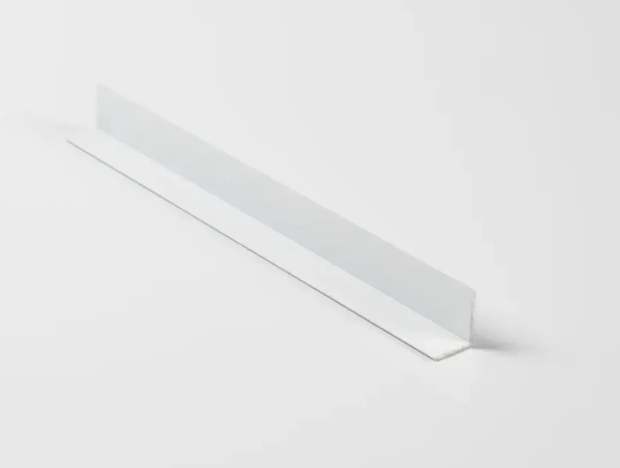 Grosfillex GX Wall aluminium afwerkprofiel wit 260 cm