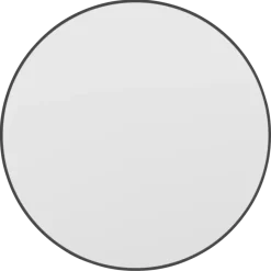 Haceka badkamerspiegel Deco mat zwart Ø 60 cm rond