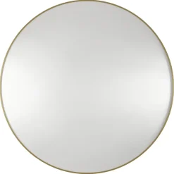 Haceka badkamerspiegel Deco geborsteld goud Ø 80 cm rond