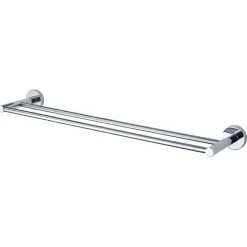 Haceka dubbele handdoekhouder Kosmos chroom hoogglans 84 cm