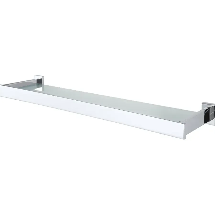 Haceka Edge planchet glas chroom 60 cm