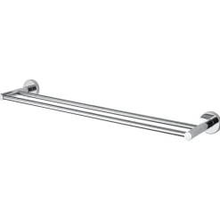 Haceka Kosmos dubbele handdoekhouder chroom 61 cm