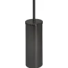 Haceka Kosmos toiletborstelset met koker met gun metal