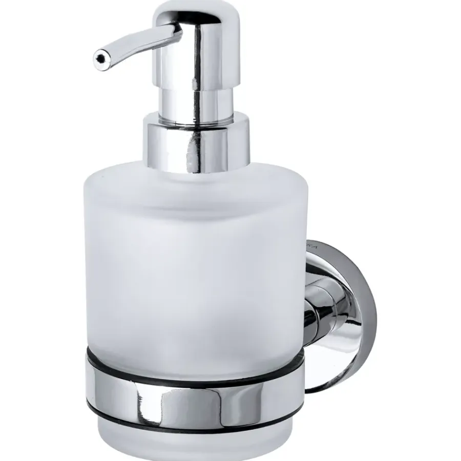 Haceka Kosmos zeepdispenser glas chroom