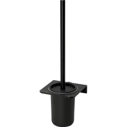 Haceka toiletborstelhouder set Redefine hangend aluminium mat zwart